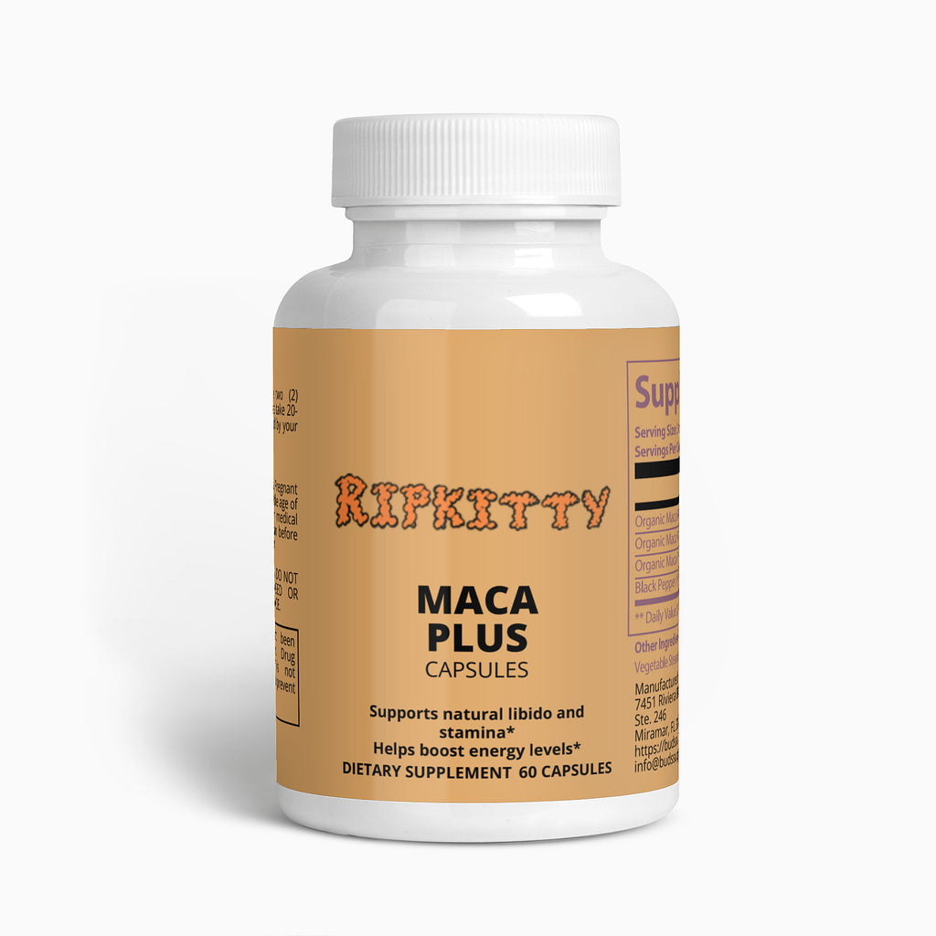 Ripkitty Core Heat: Triple Maca Plus Vitality Blend (60 Capsules)