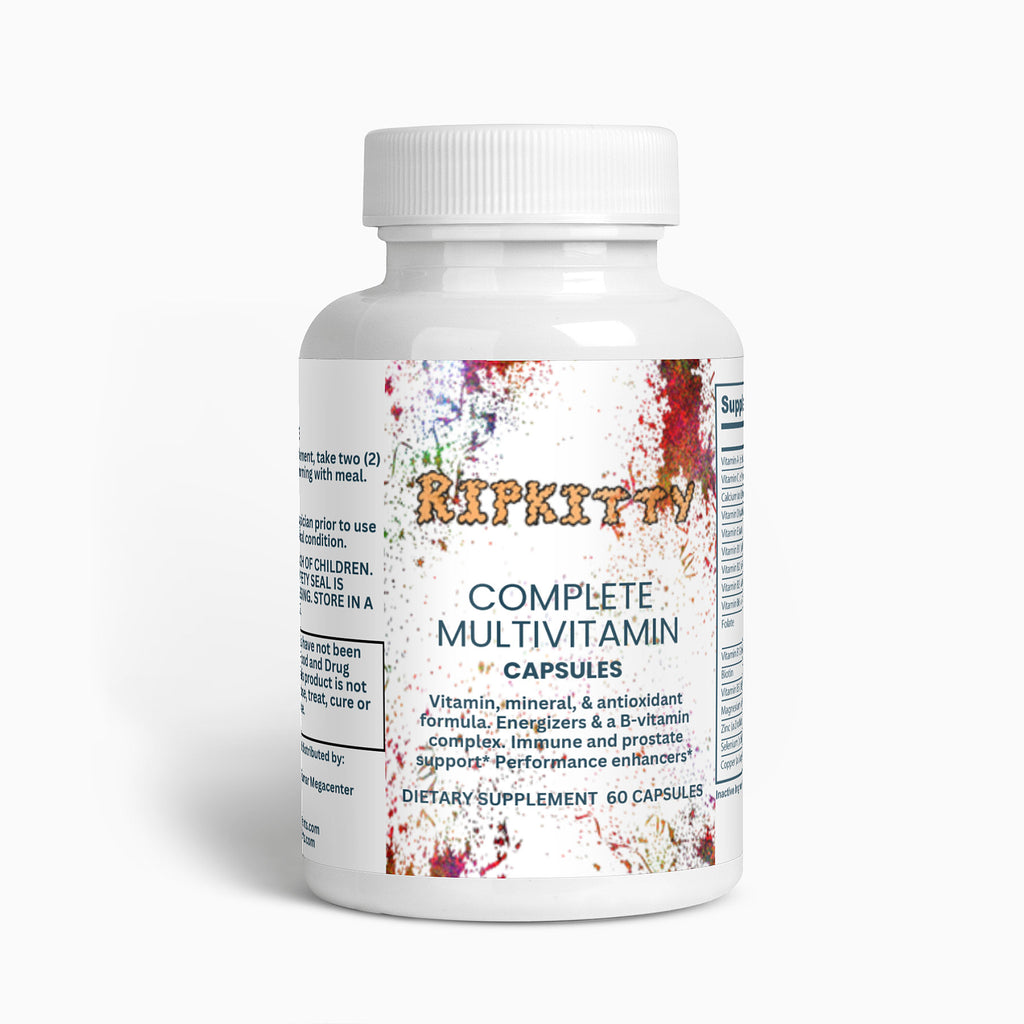 Ripkitty Full-Spectrum Wave: Premium Complete Multivitamin (60 Capsules)