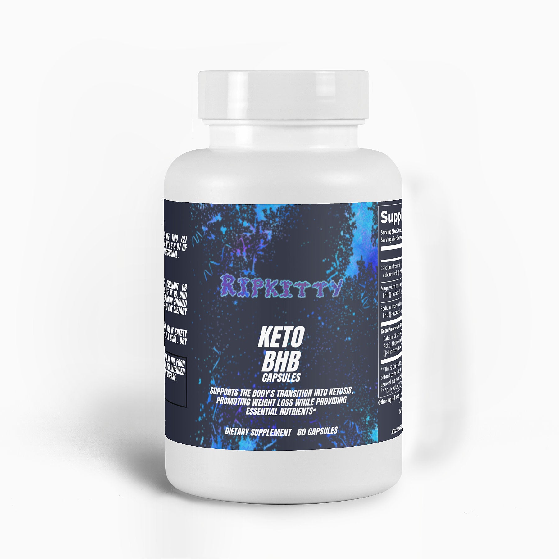 Ripkitty Void Strike: High-Voltage Keto BHB (60 Capsules)