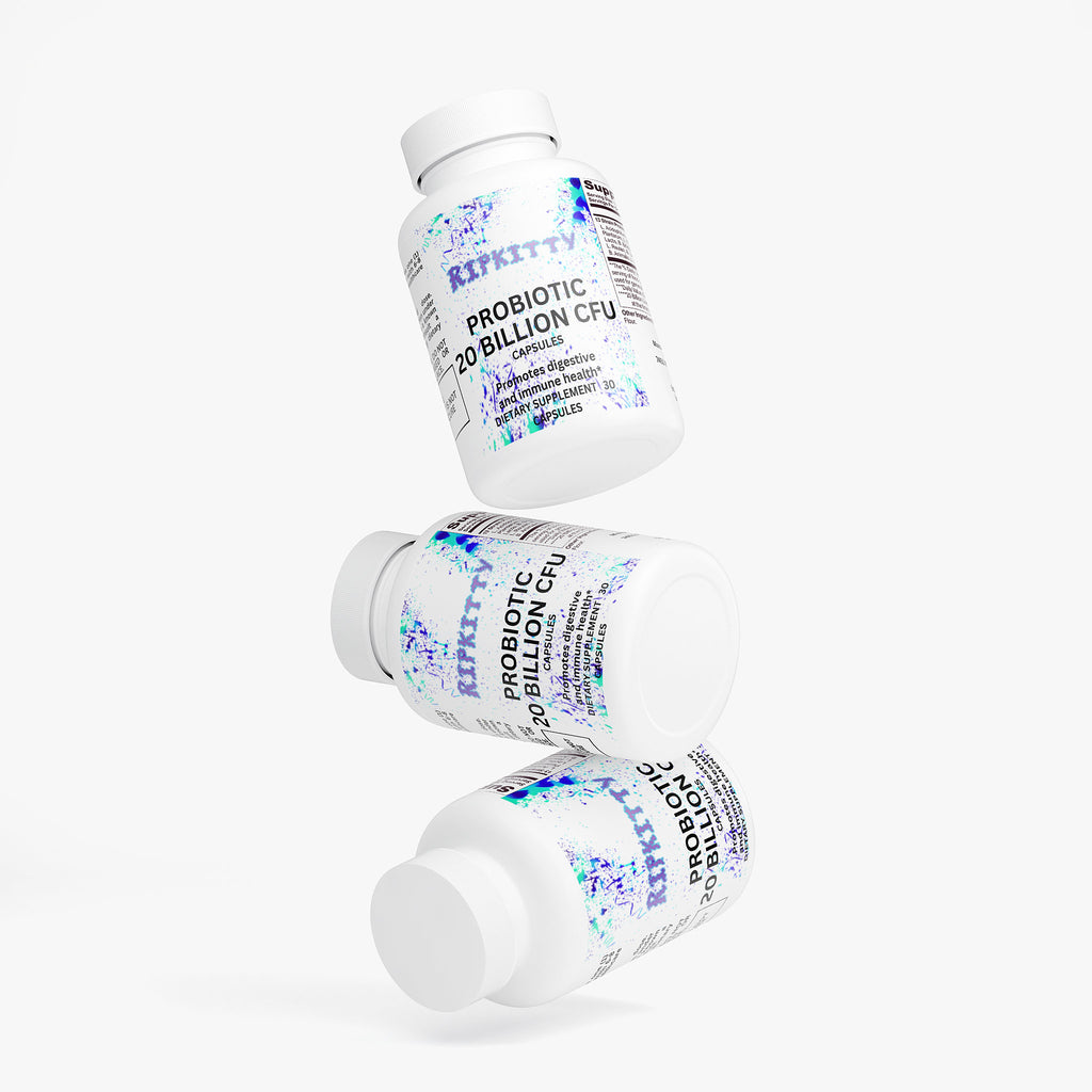 Ripkitty Bio-Matrix: 20 Billion CFU Probiotic (30 Capsules)