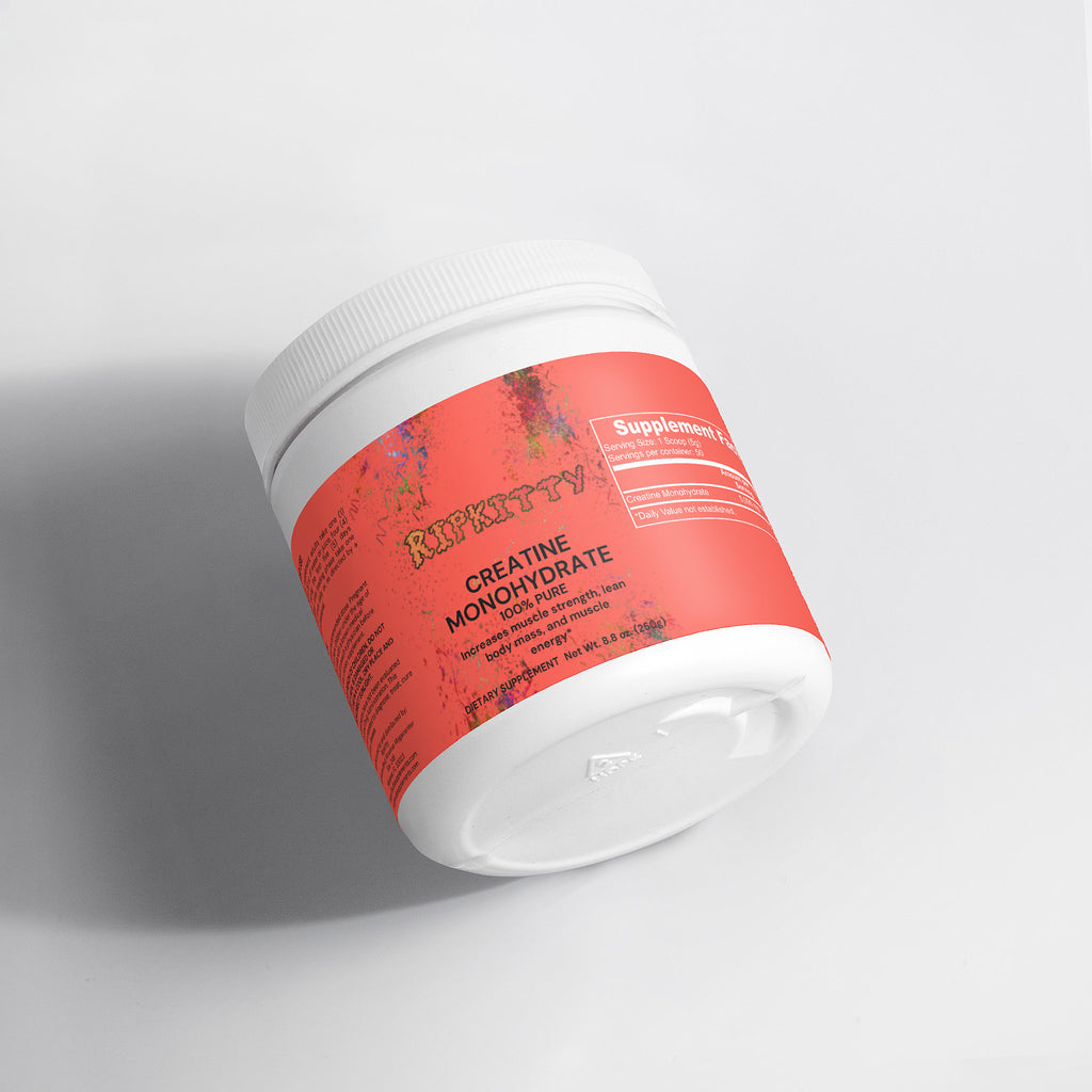Ripkitty Iron Core: Pure Creatine Monohydrate Powder (250g)