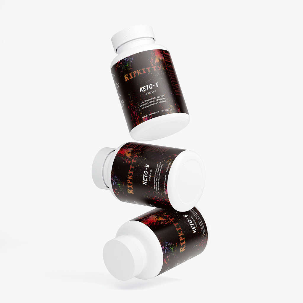Ripkitty Laser Burn: Keto-5 Metabolic Catalyst (60 Capsules)