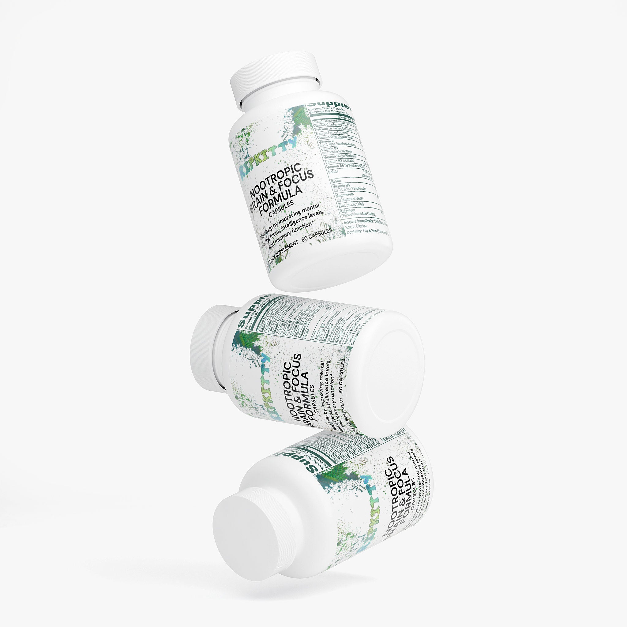 Ripkitty Synapse Surge: Nootropic Brain & Focus Formula (60 Capsules)