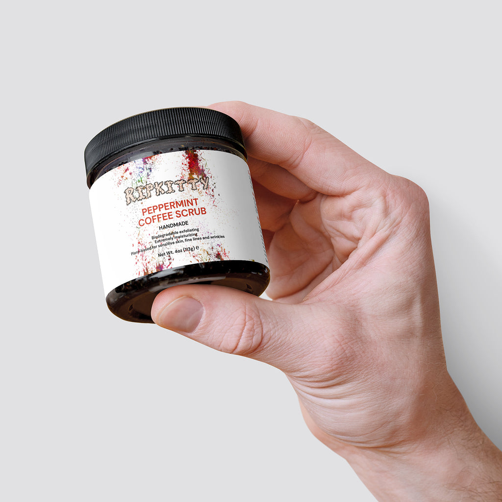 Ripkitty Blood Sea Peppermint Coffee Scrub (4 oz)