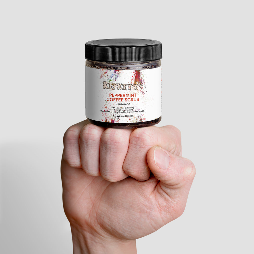 Ripkitty Blood Sea Peppermint Coffee Scrub (4 oz)