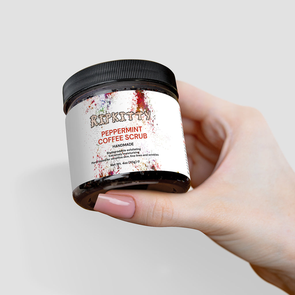 Ripkitty Blood Sea Peppermint Coffee Scrub (4 oz)