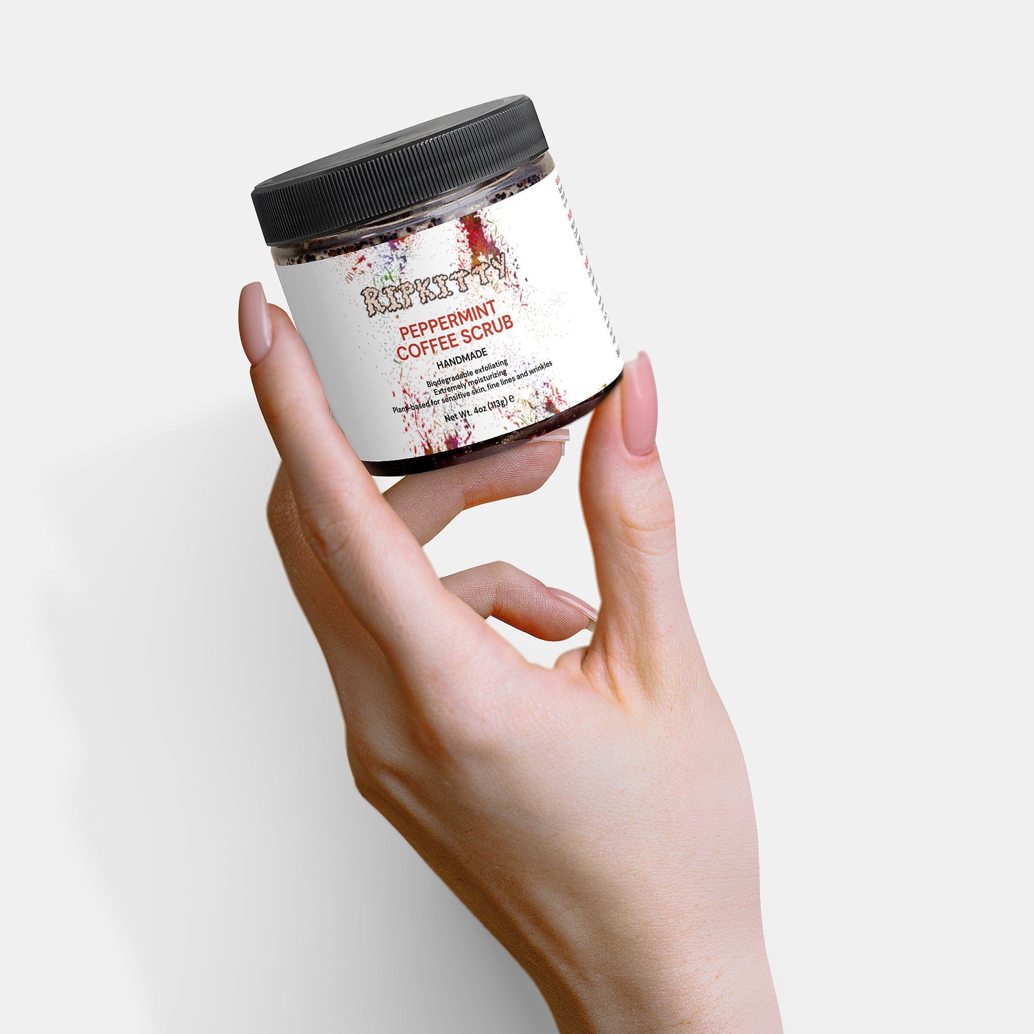 Ripkitty Blood Sea Peppermint Coffee Scrub (4 oz)
