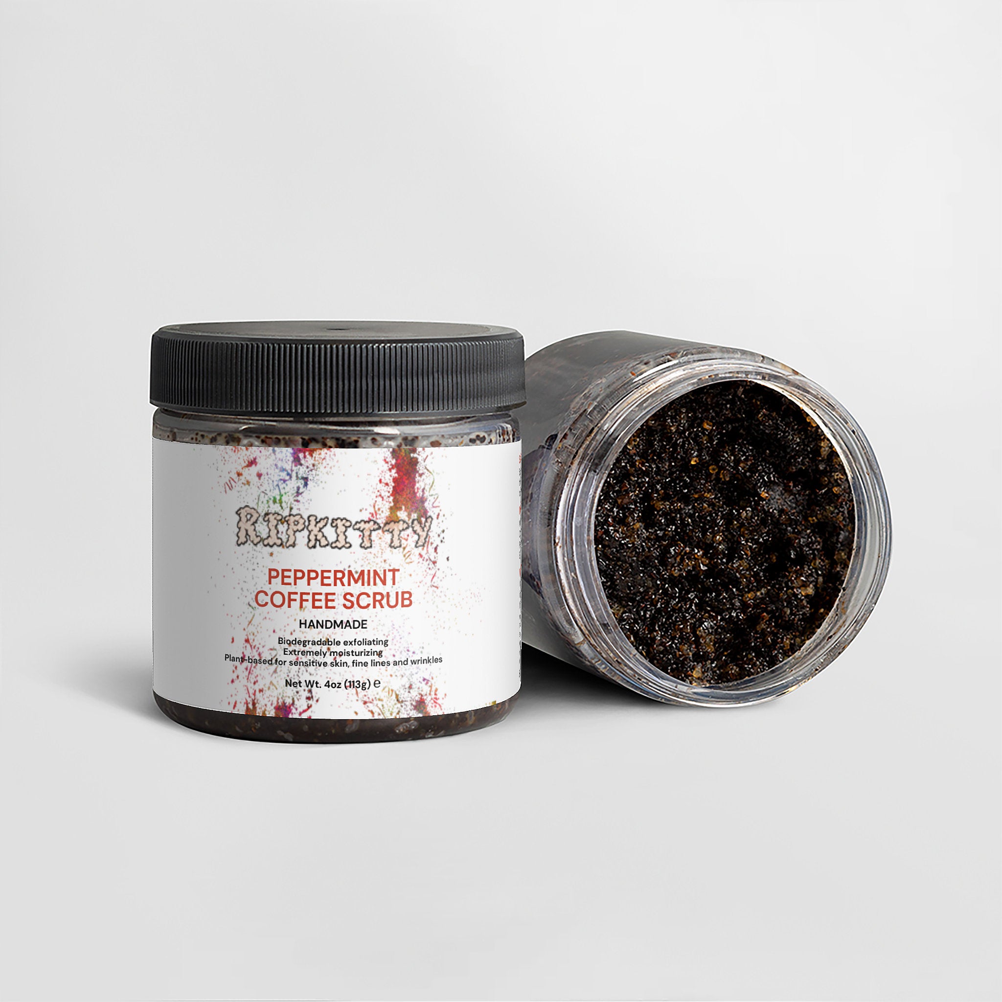 Ripkitty Blood Sea Peppermint Coffee Scrub (4 oz)