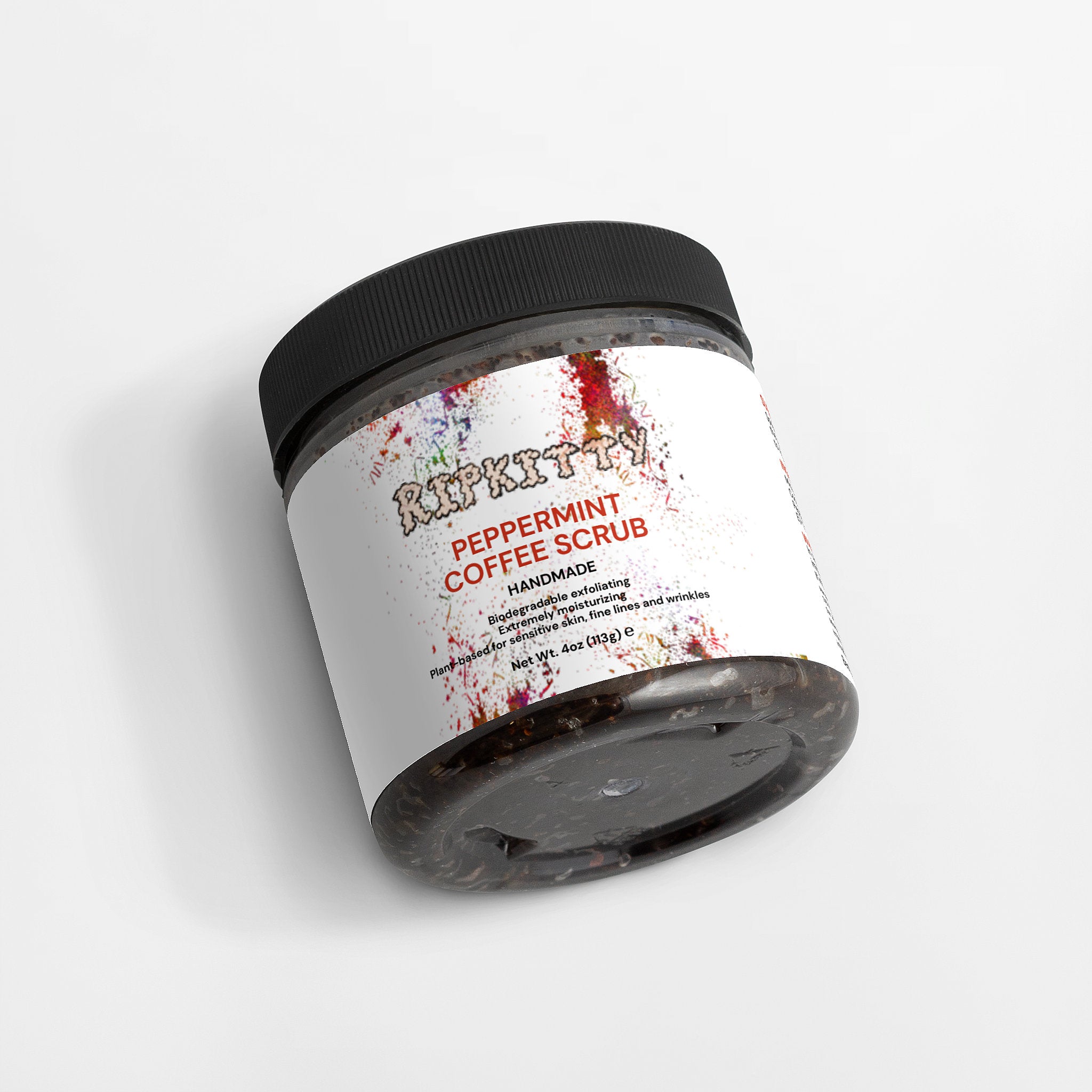 Ripkitty Blood Sea Peppermint Coffee Scrub (4 oz)