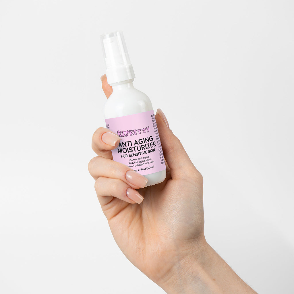 Ripkitty Velvet Aura: Bakuchiol Sensitive Skin Moisturizer (1.7 oz)