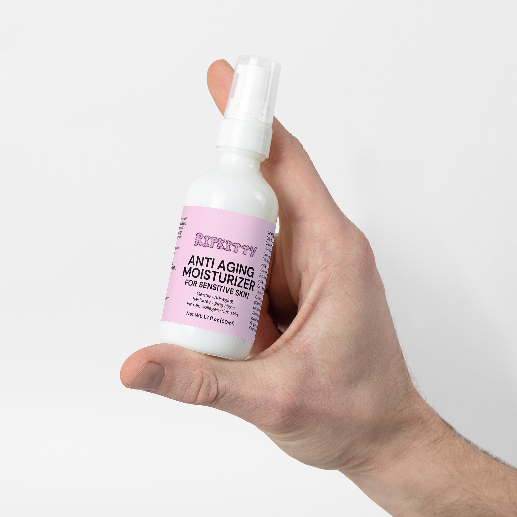 Ripkitty Velvet Aura: Bakuchiol Sensitive Skin Moisturizer (1.7 oz)