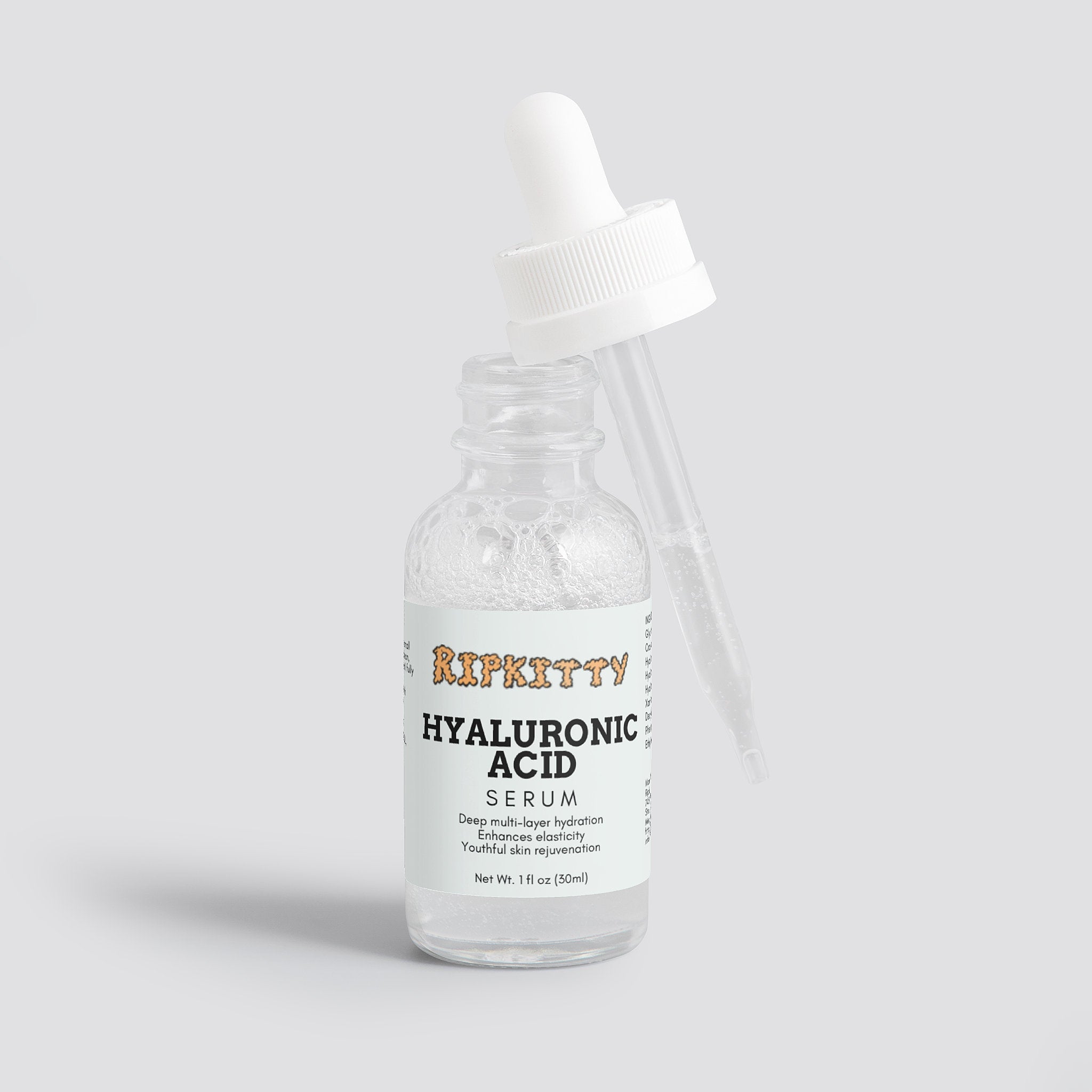 Ripkitty: Quad-Layer Hyaluronic Acid Serum (1 oz)