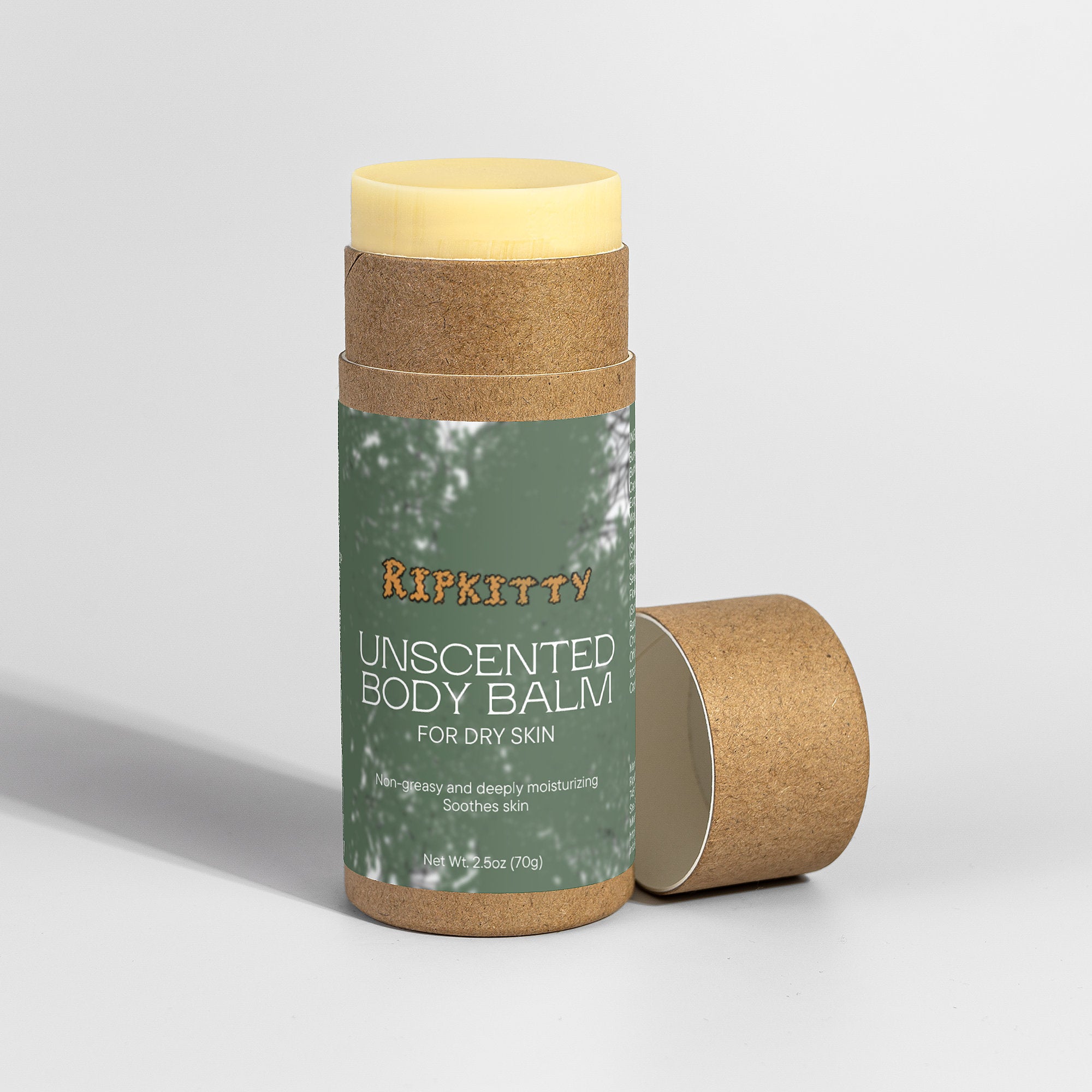 Ripkitty Bare-Knuckle Bamboo: Unscented Body Balm (2.5 oz)