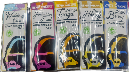 Kong Hemp Wraps CBD+ | 9-Pack Variety Sampler